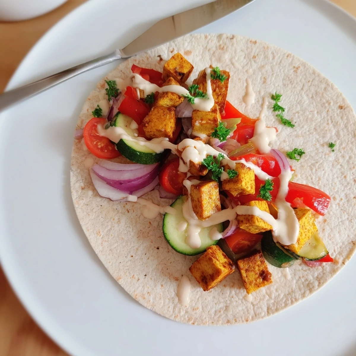 Delicious Vegan Viral Recipe Re-make bursting with flavors from spices and fresh ingredients.