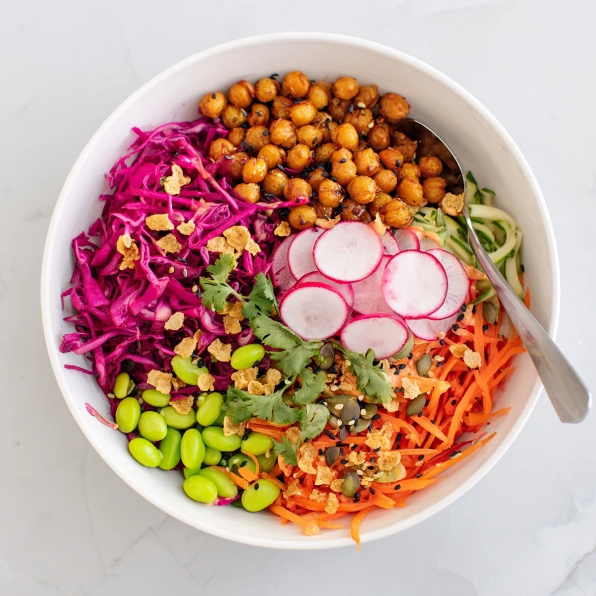 Vibrant ASMR Crunch Snack Bowls bursting with color, ideal for satisfying snack cravings.  