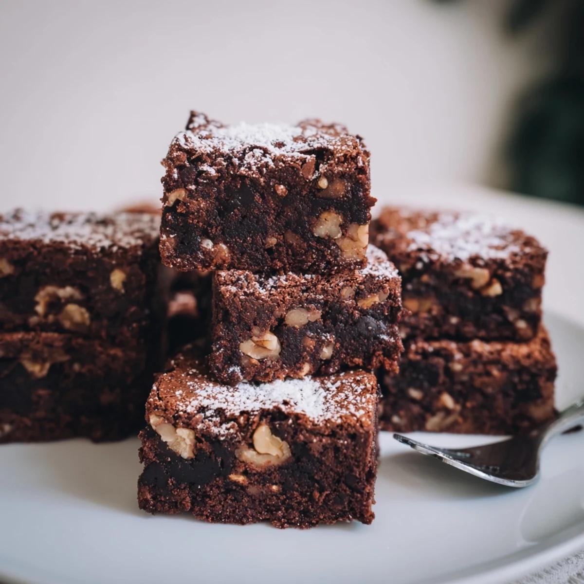 Fudgy Zero-Waste Brownies loaded with chocolate chips, a delicious way to reduce waste.