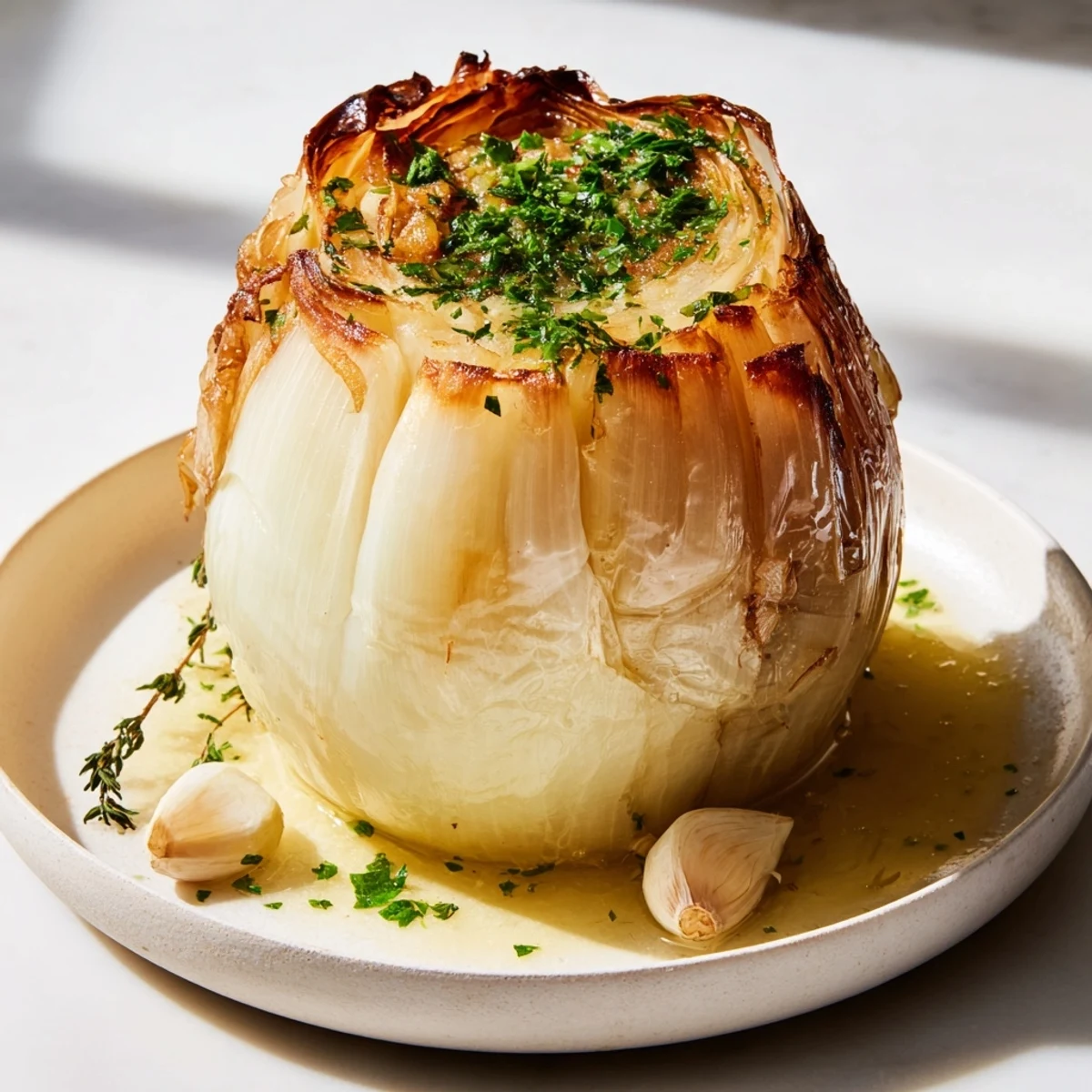This close-up shows a perfectly roasted Onion Boil, offering savory, simple, and flavorful perfection.