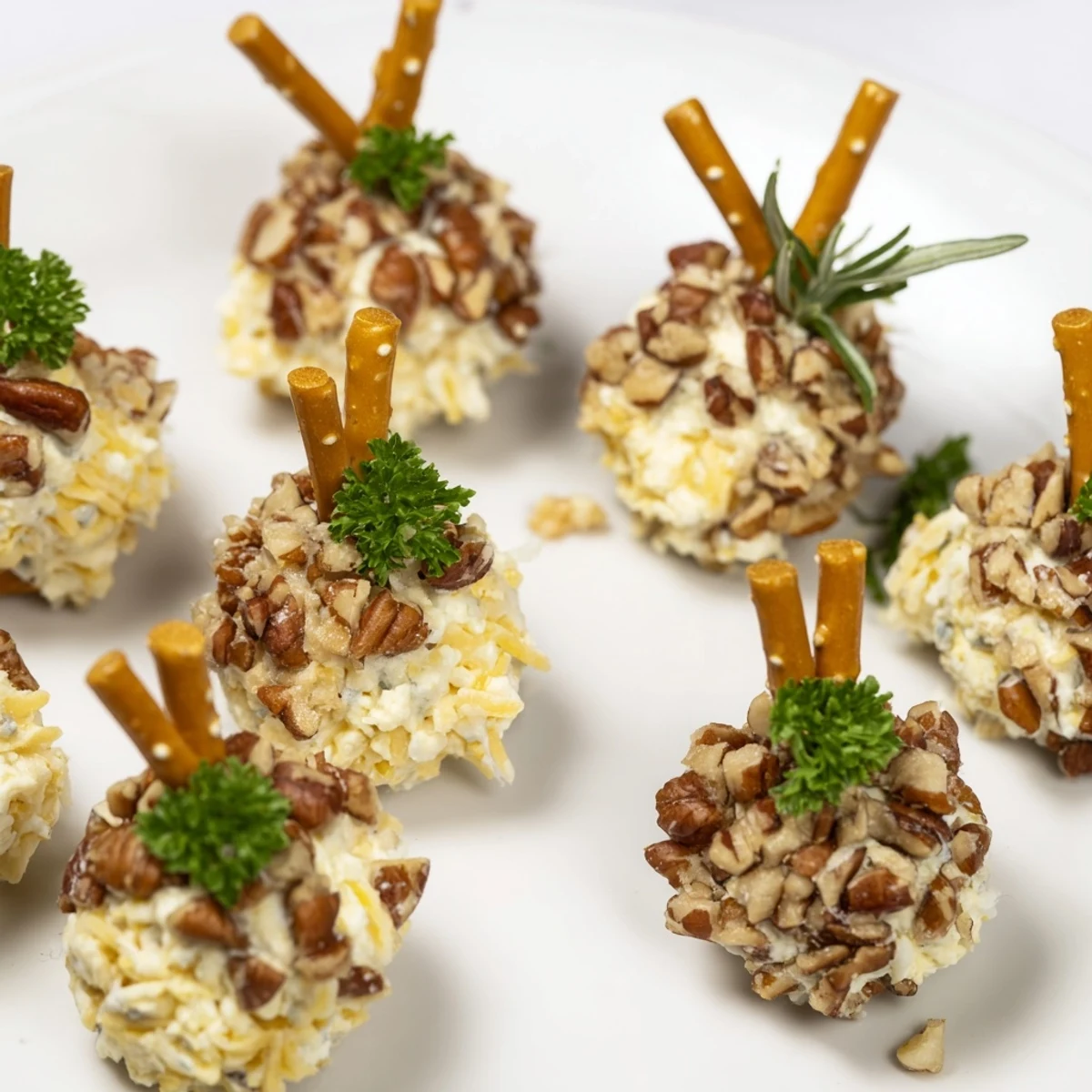 Enjoy these flavorful acorn cheese ball bites, a festive, easy-to-make autumn party snack.
