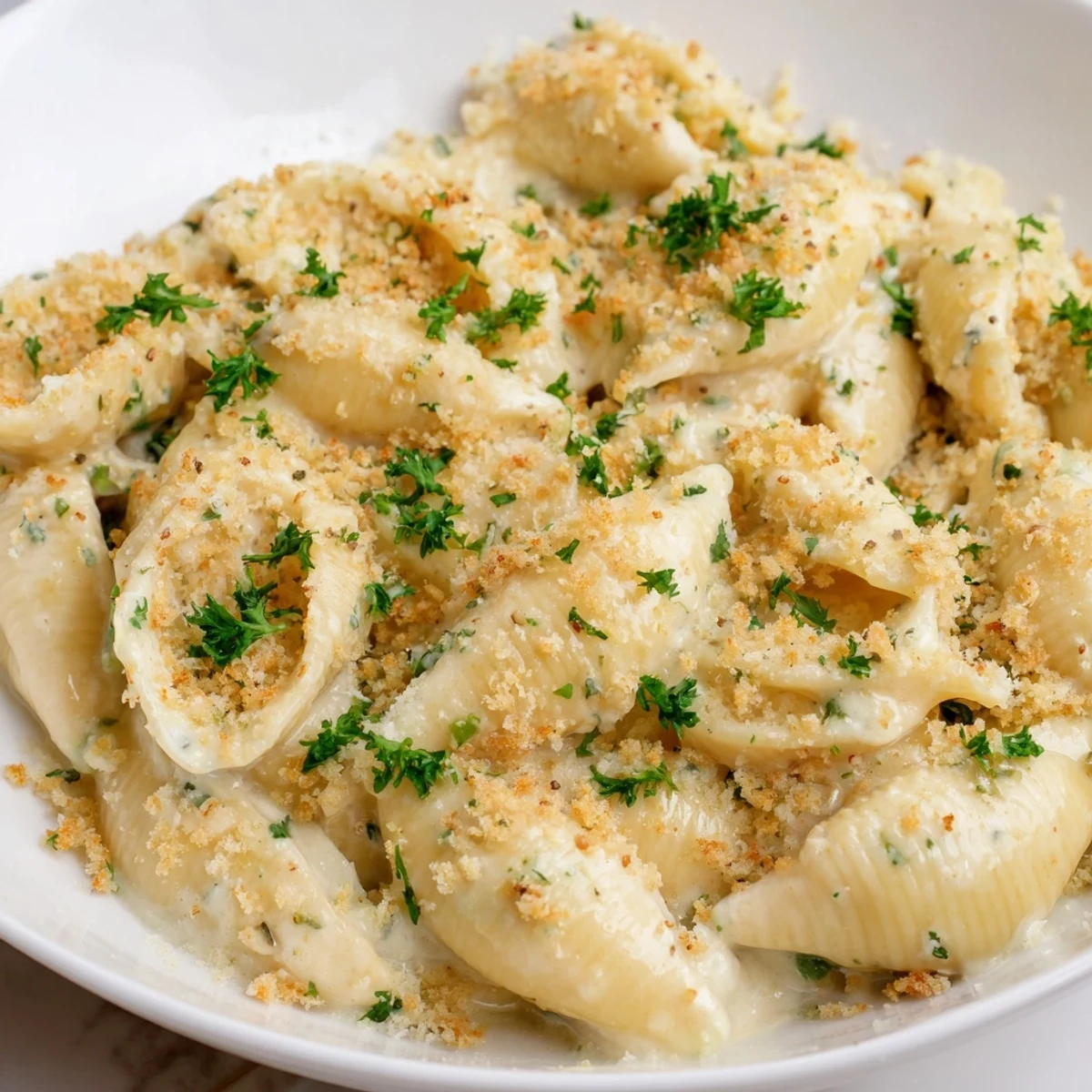 Imagine the velvety texture of this High-Protein Mac & Cheese, a hearty and satisfying meal.