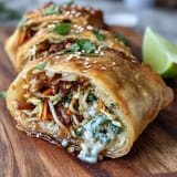 Crispy Spring Rolls Peanut Sauce