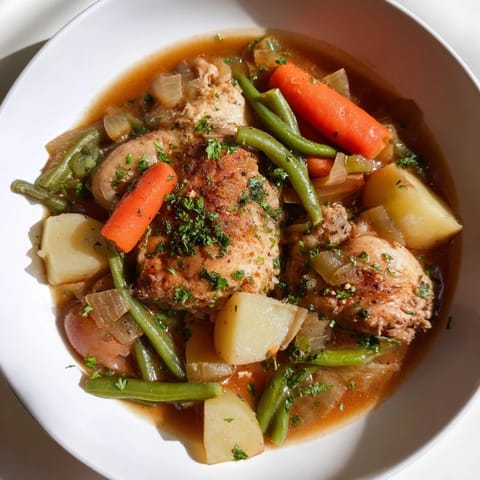 Slow-Cooker Chicken Vegetable Stew