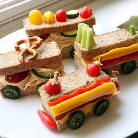 Train Track Sandwich Board