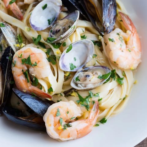 Seafood Linguine with Clams