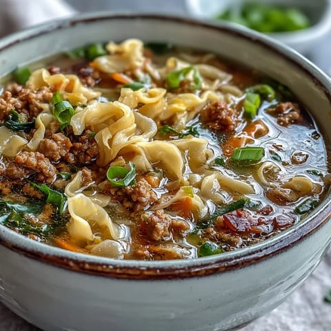 One-Pot Egg Roll Soup