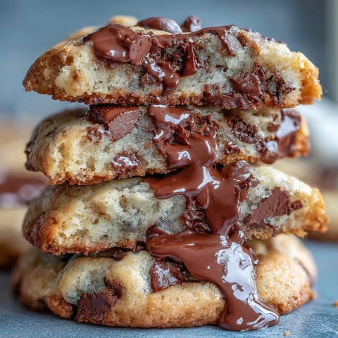1. Soft Irish cream chocolate chip cookies with rich chocolate chips and a golden-brown finish, perfect for festive celebrations.  
