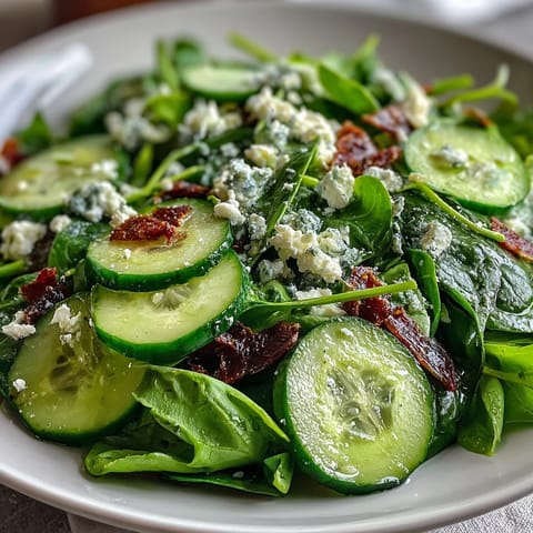 A vibrant spring salad with peppery radishes, crisp greens, and a tangy lemon vinaigrette, perfect for a dinner party.  