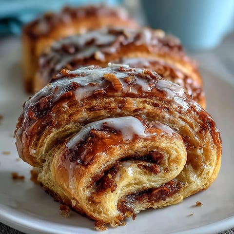 Golden, citrusy mini orange rolls baked to perfection, their sweet orange glaze glistening on top.