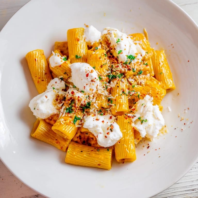 Scooping a bite of delicious, comforting Whipped Ricotta Pumpkin Pasta, steam rising.
