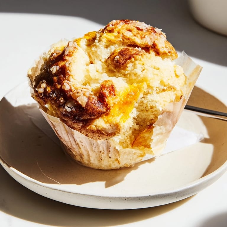 Homemade Ricotta Citrus Banana Muffins, baked until golden, perfect for brunch with tea or coffee.