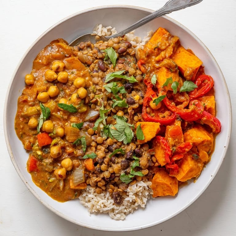 Delicious Single-Pan Global Curries cooked in one pot, perfect for busy weeknight dinners.  