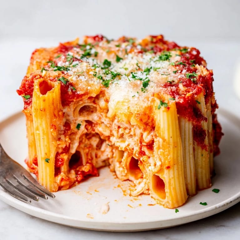 Elevate your dinner with this stunning Honeycomb Pasta Cake, bursting with flavors.  