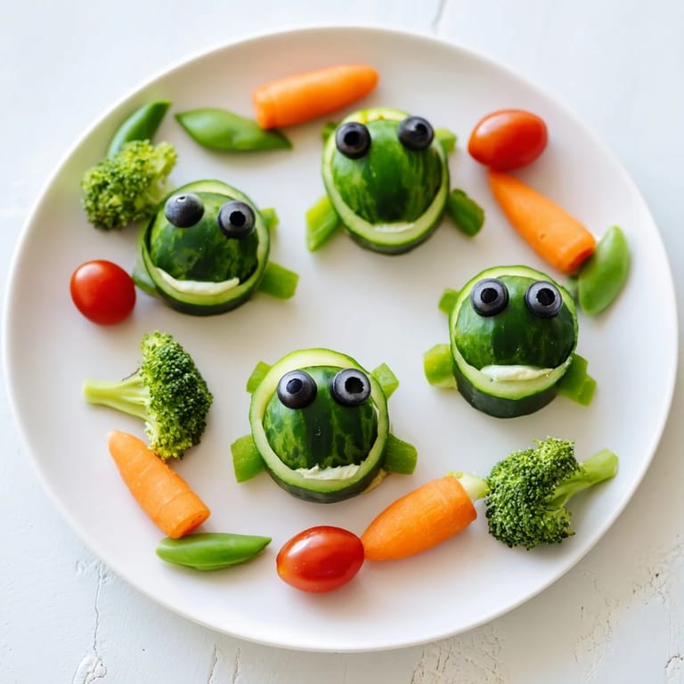 Beautifully arranged Slow & Savory Turtle Crudités, served alongside a flavorful, creamy herb dip, ready to enjoy.