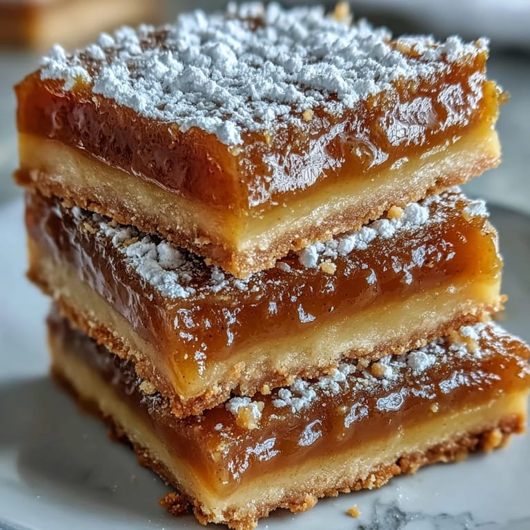 Freshly baked Earl Grey Tea, Guava, and Lemon Bars showcase a bright lemon filling and a layer of pink guava.