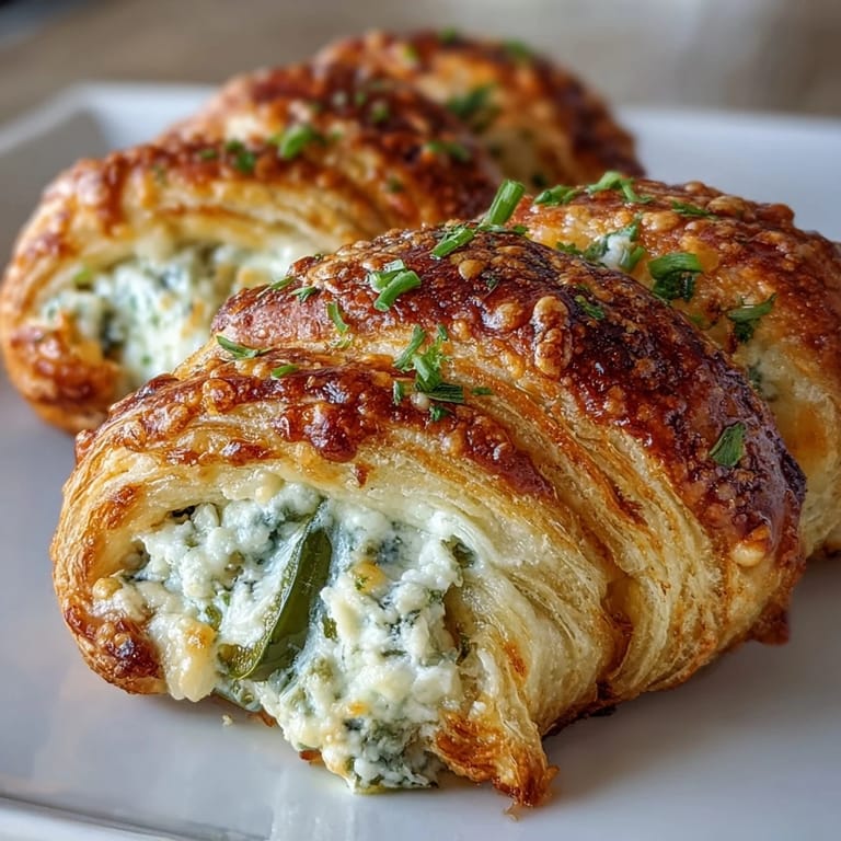 Four Jalapeño Popper Twists arranged on a white plate with ranch dip, perfect for game day snacking.